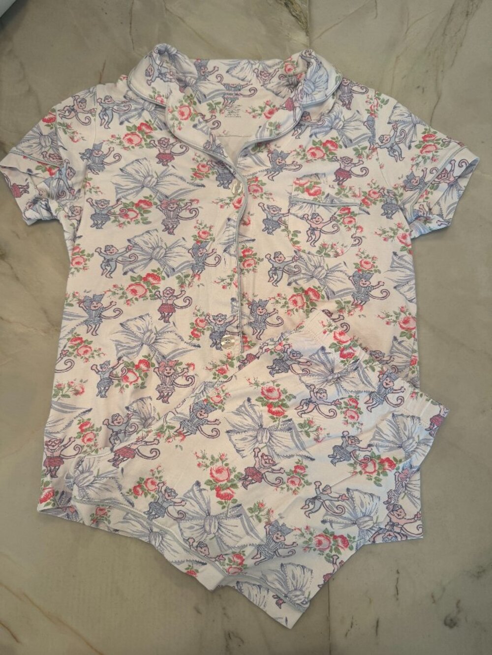 Roller Rabbit Loveshack Fancy Collab Polo Pajamas